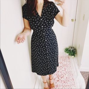 Ann Taylor floral midi dress
